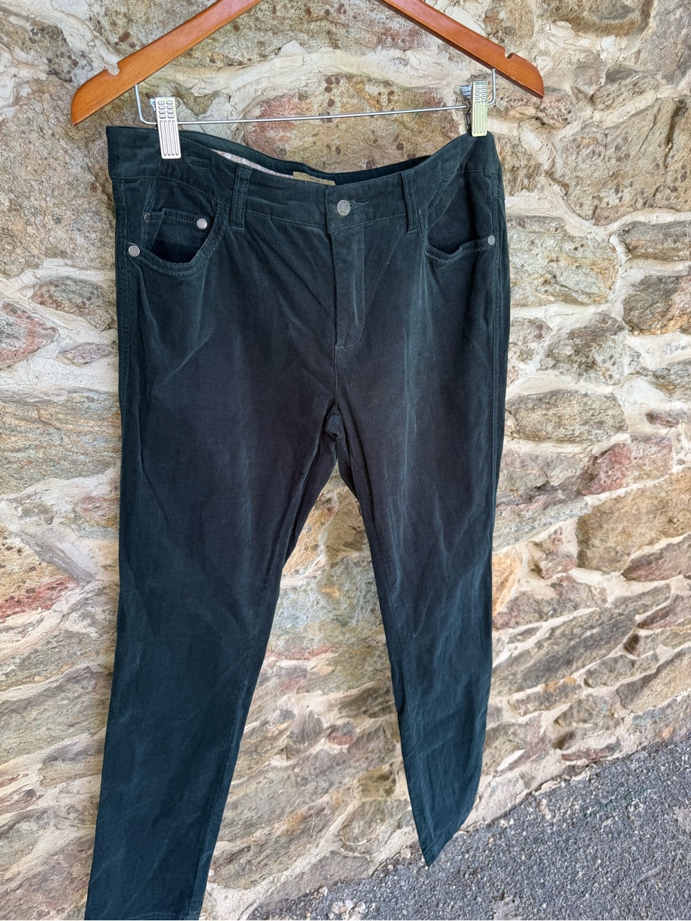 Dubarry Emerald Green Corduroy Pants Womens UK 12/US 8